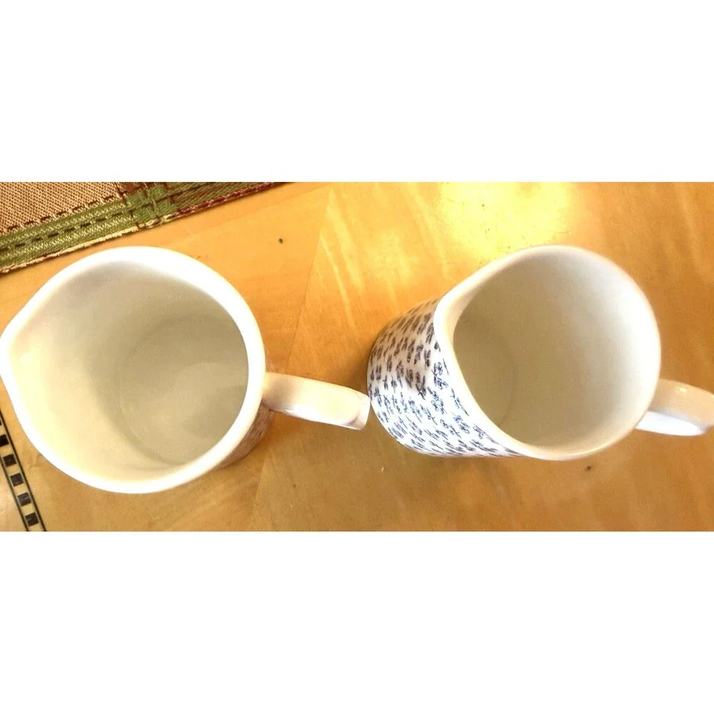 Whittard of Chelsea Petite Rose Creamer Pitcher X 2 Bone China Roy Kirkham 2009